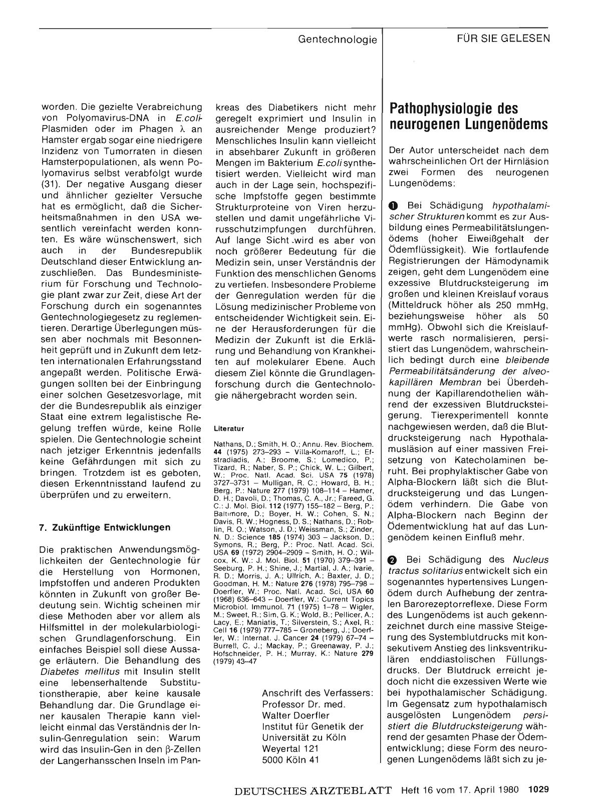 Vorschauseite 1: Pathophysiologie des neurogenen Lungenödems