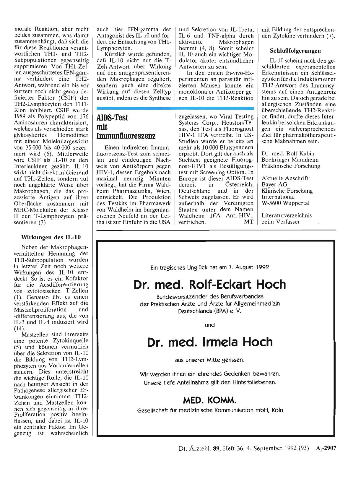 Vorschauseite 1: AIDS-Test mit Immunfluoreszenz