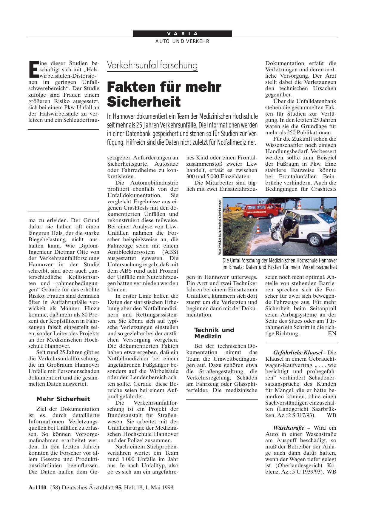 Vorschauseite 1: Waschstraße