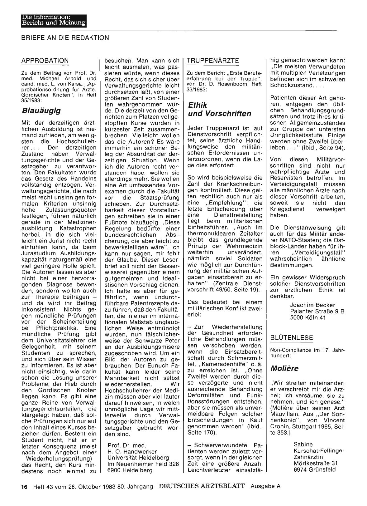 Vorschauseite 1: BLÜTENLESE: Molière