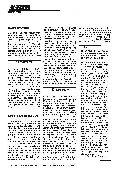 Vorschauseite 1: Einheitskonzept des DGB