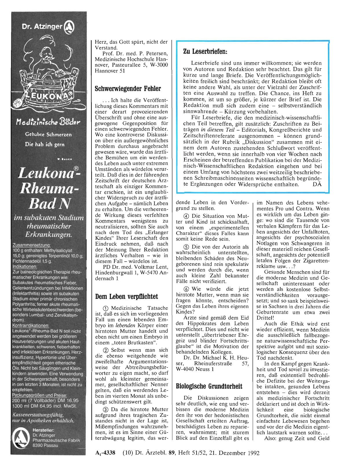 Vorschauseite 1: ERLANGEN: Biologische Grundtorheit