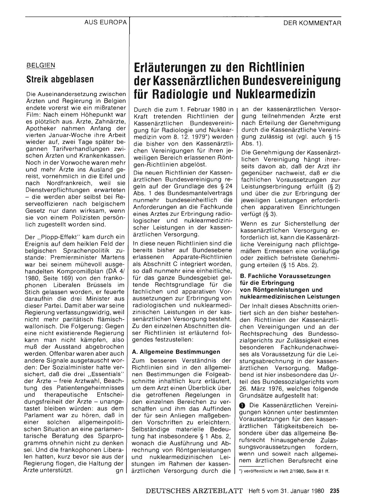 Vorschauseite 1: Belgien: Streik abgeblasen