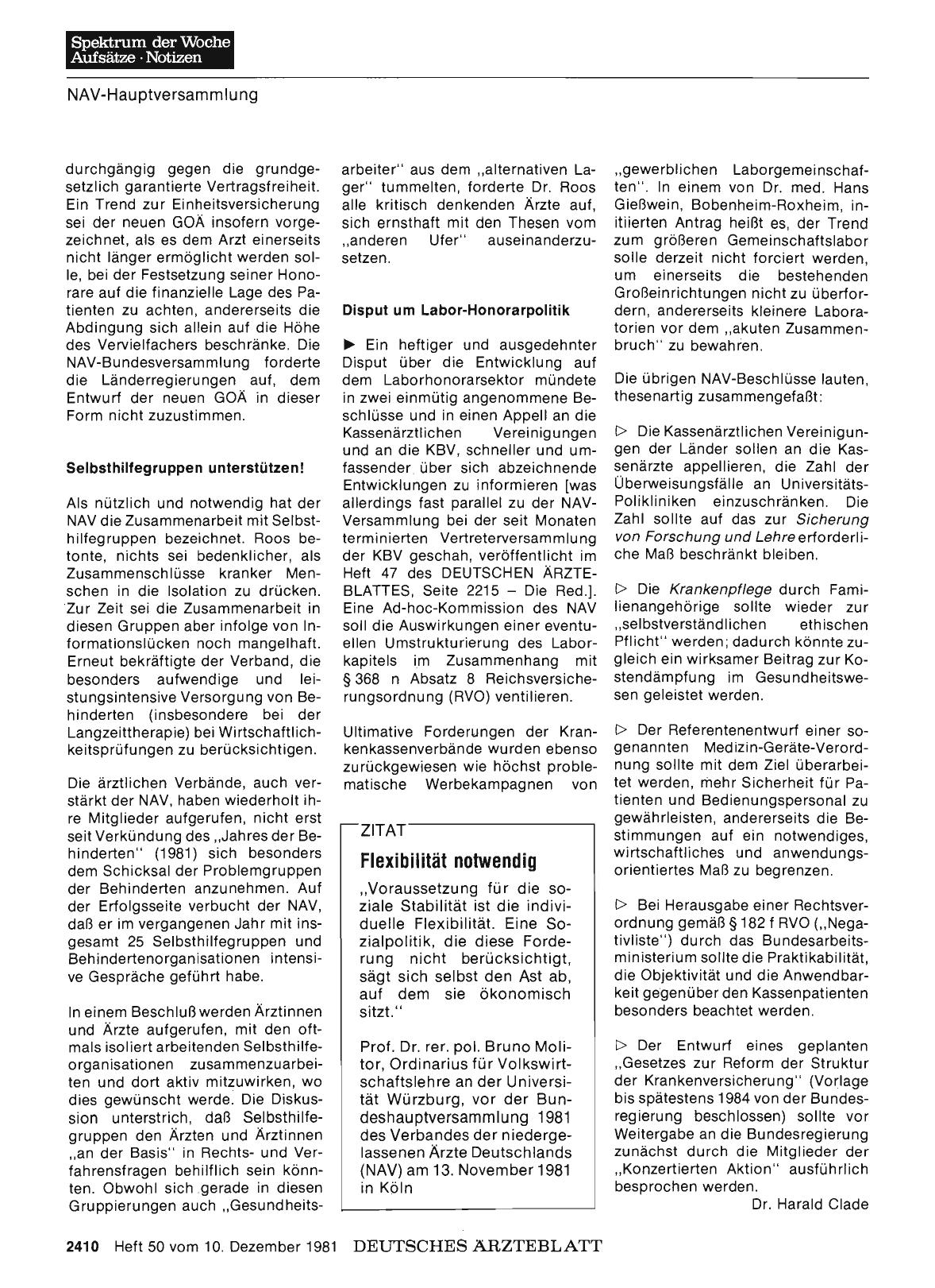 Vorschauseite 1: Flexibilität notwendig