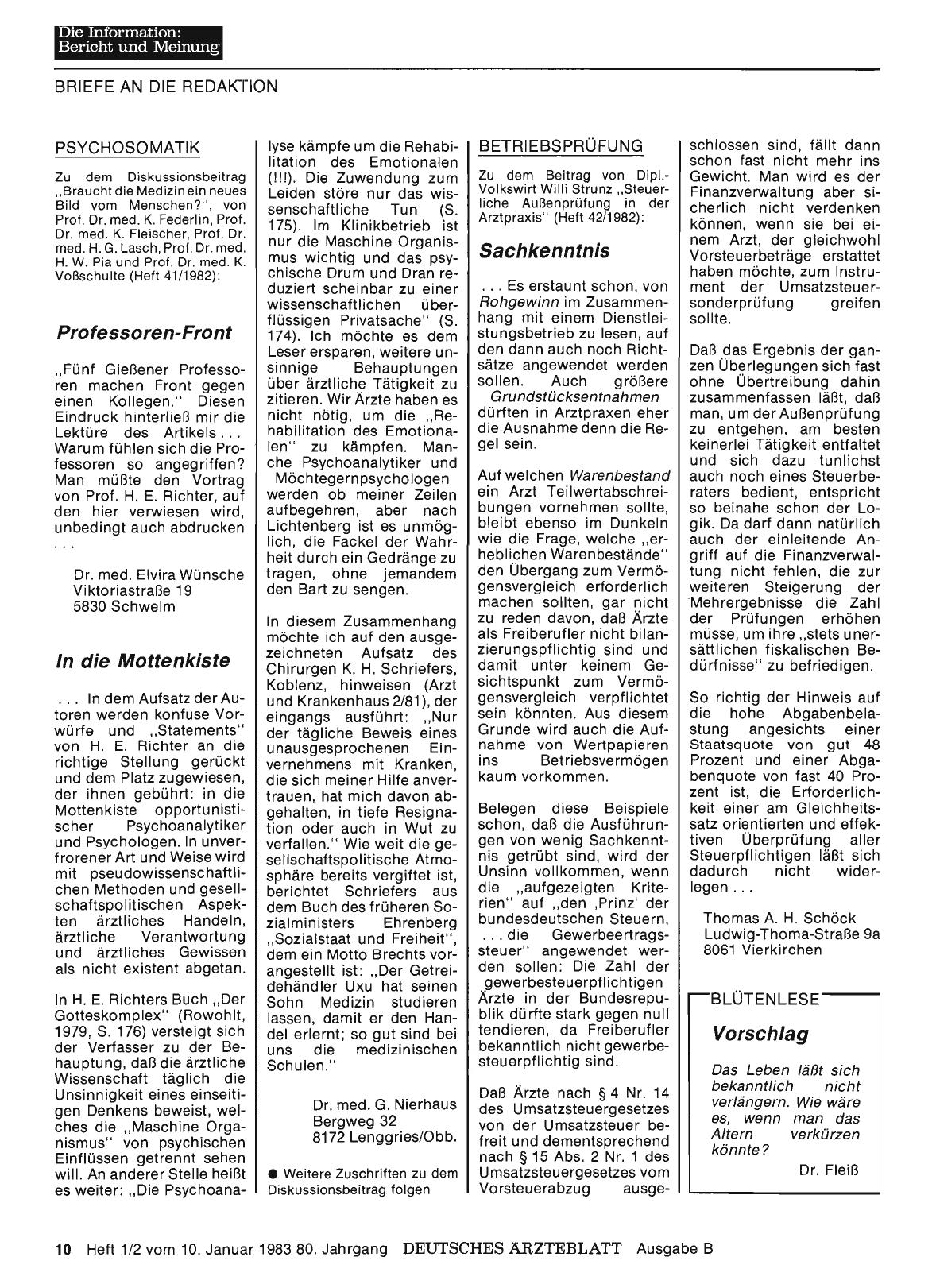Vorschauseite 1: PSYCHOSOMATIK: In die Mottenkiste