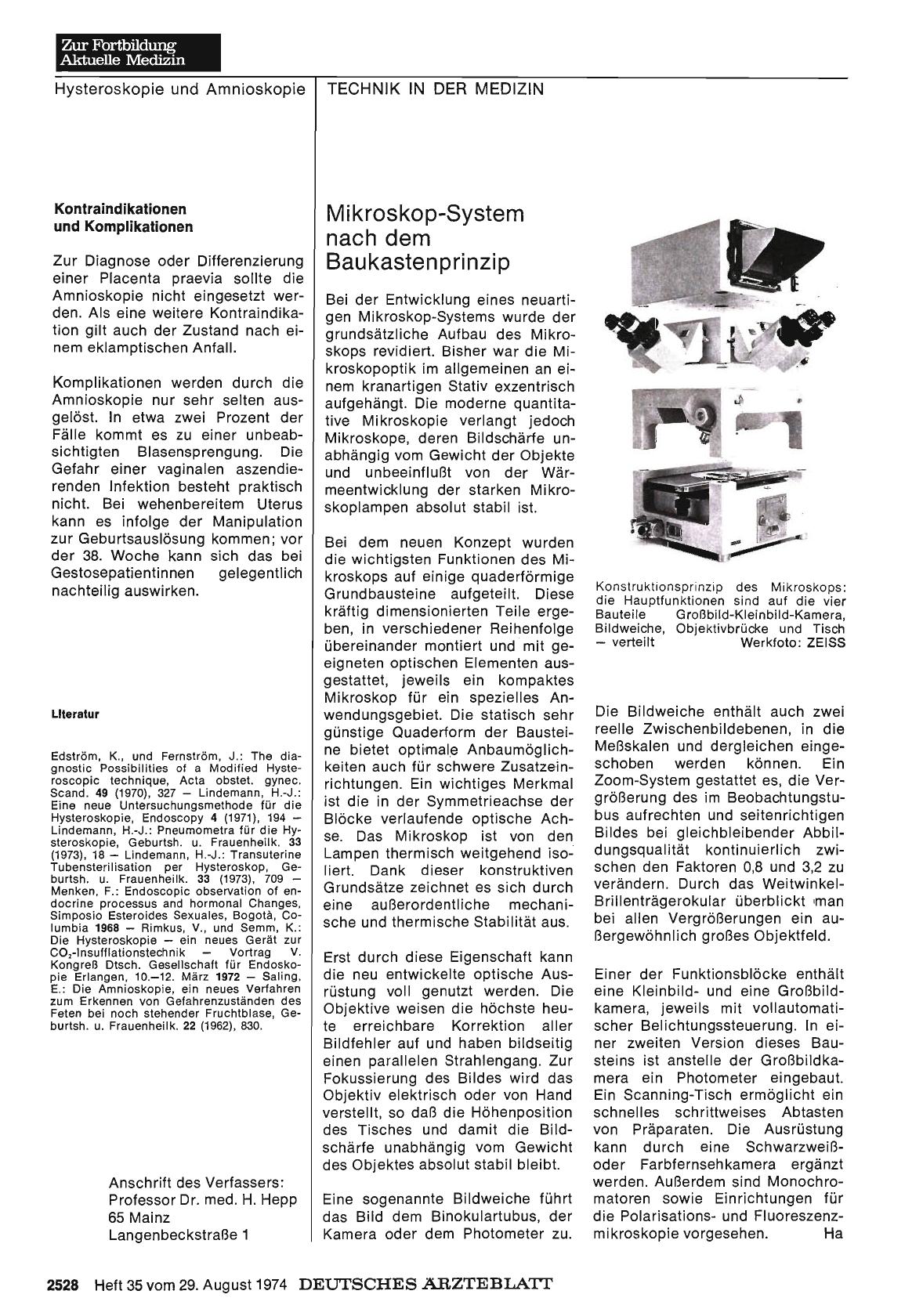 Vorschauseite 1: Mikroskop-System nach dem Baukastenprinzip