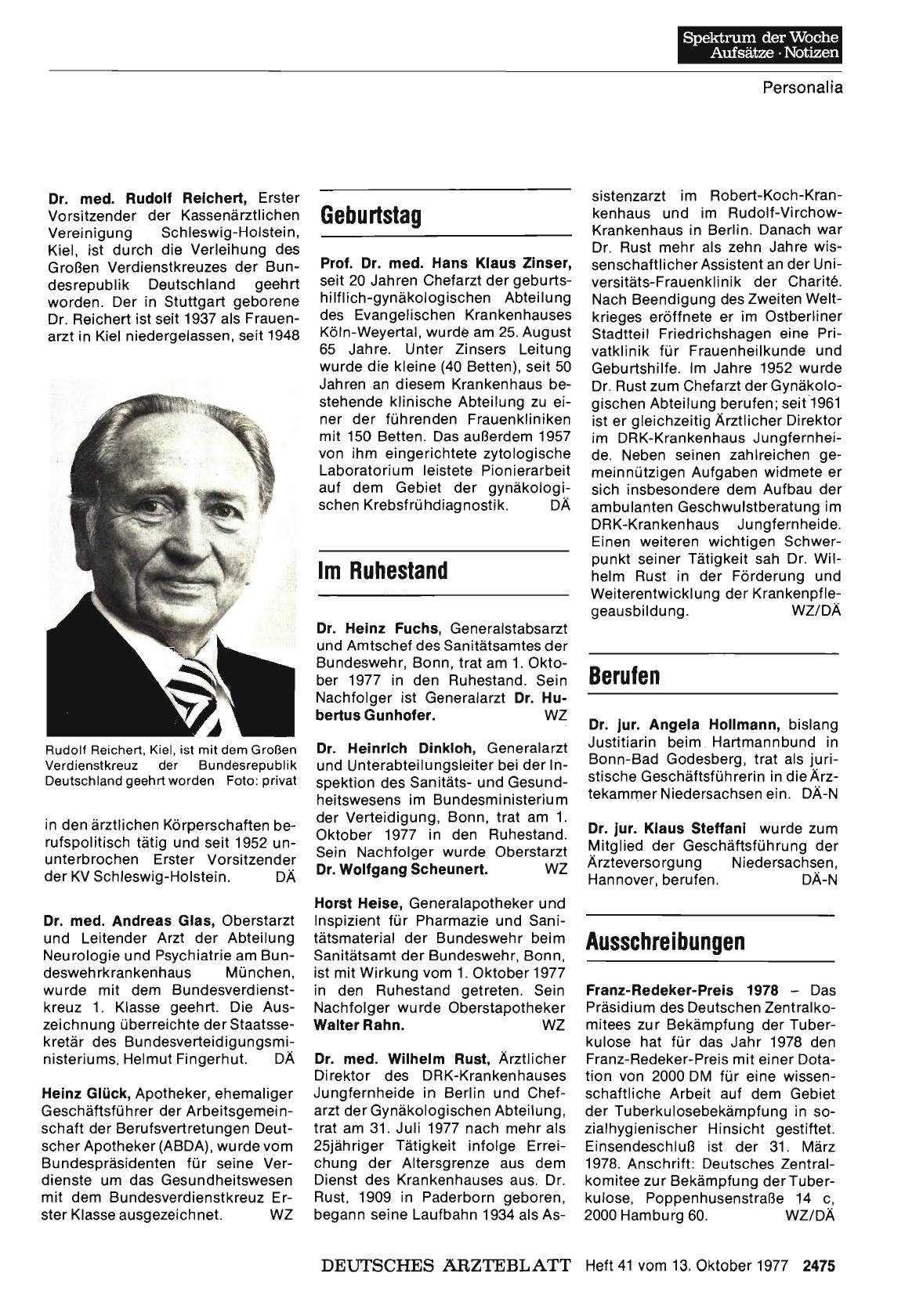 Vorschauseite 1: Ausschreibungen