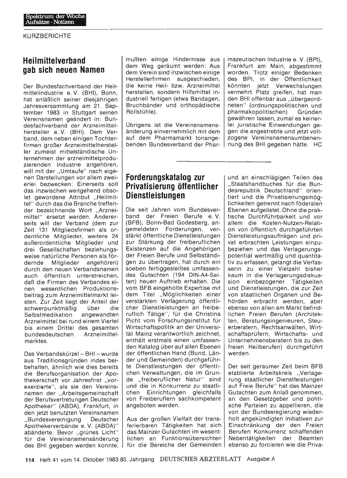 Vorschauseite 1: Heilmittelverband gab sich neuen Namen