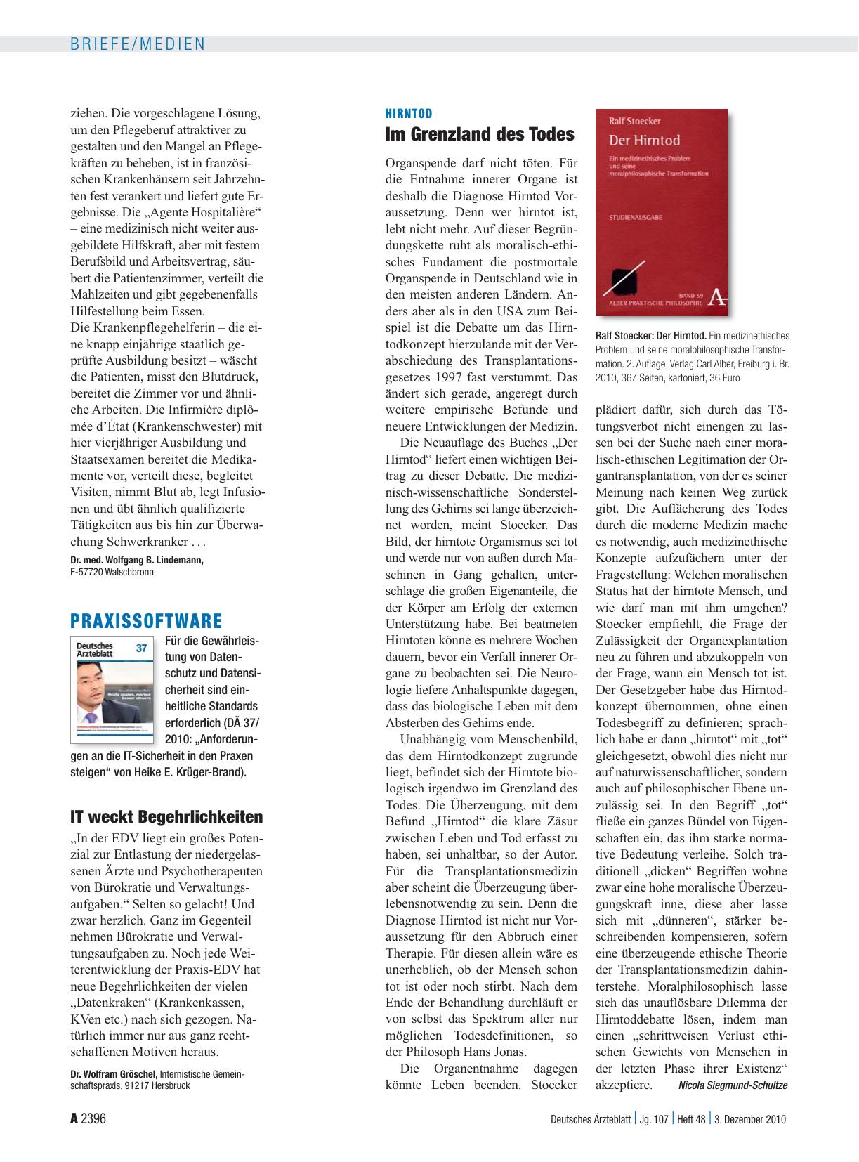 Vorschauseite 1: Praxissoftware: IT weckt Begehrlichkeiten