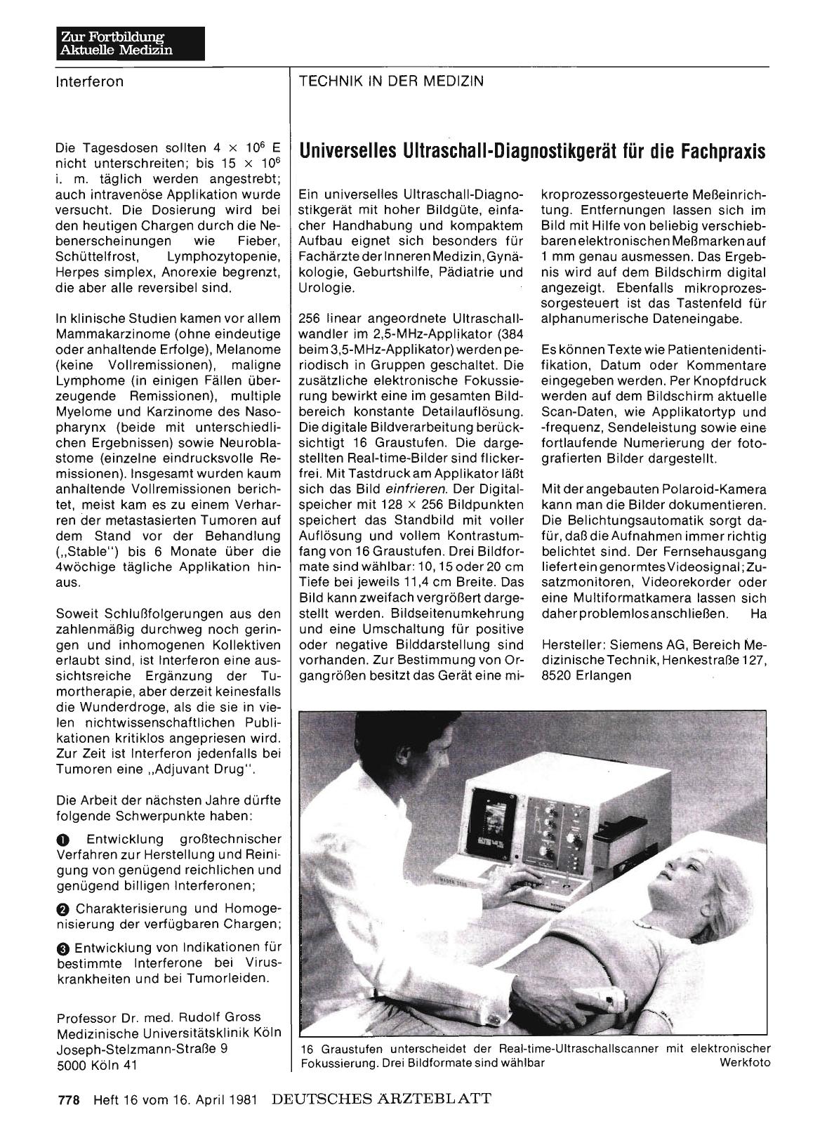 Vorschauseite 1: Universelles Ultraschall-Diagnostikgerät für die Fachpraxis