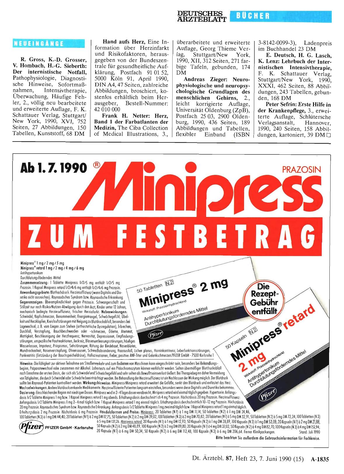 Vorschauseite 1: Neueingänge
