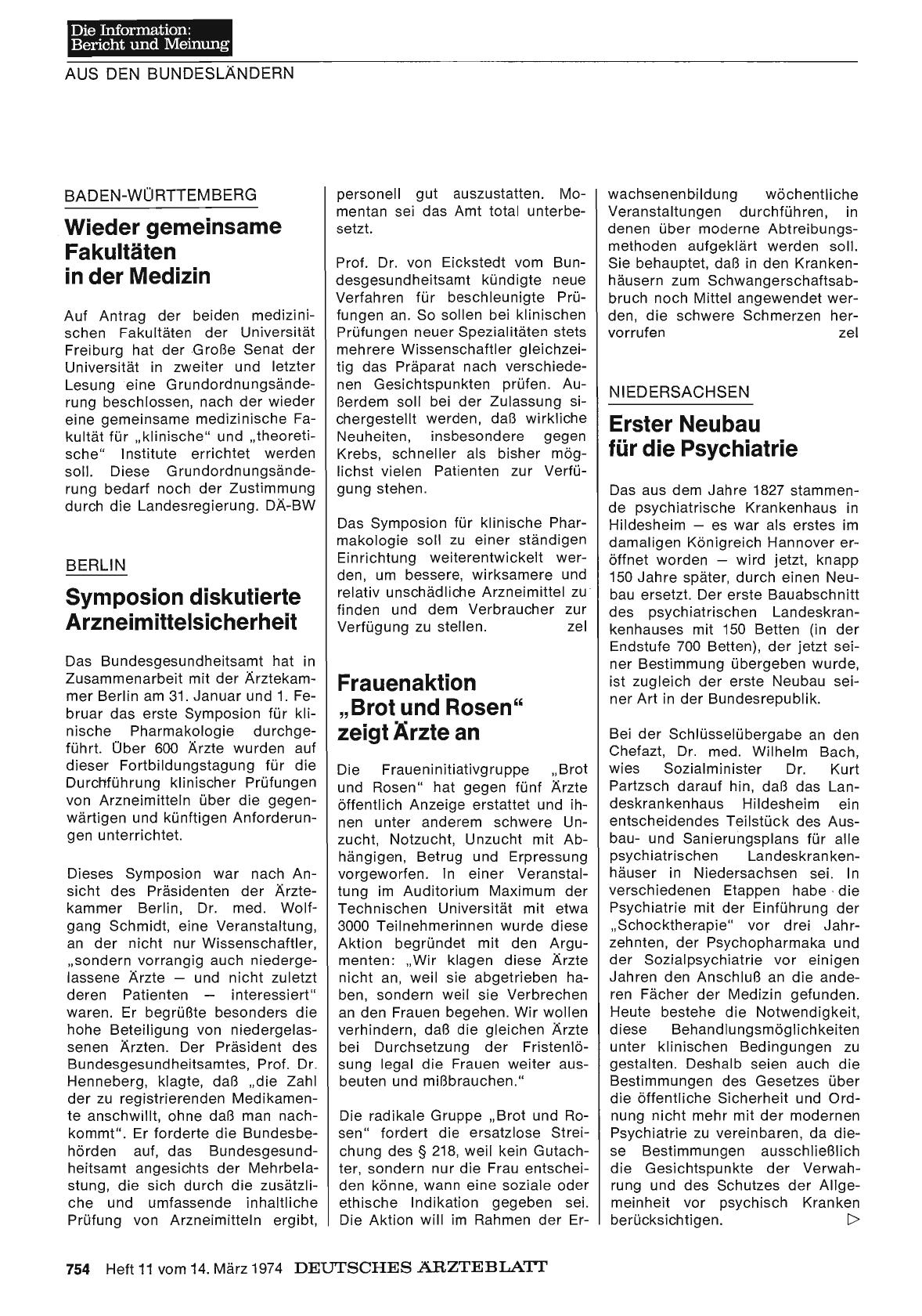 Vorschauseite 1: Niedersachsen: Erster Neubau für die Psychiatrie