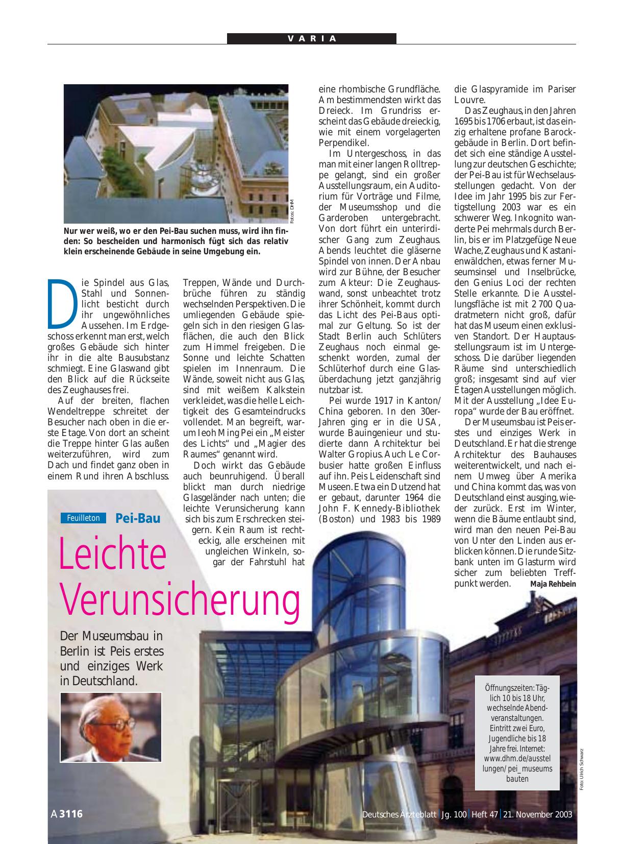 Vorschauseite 1: Pei-Bau: Leichte Verunsicherung