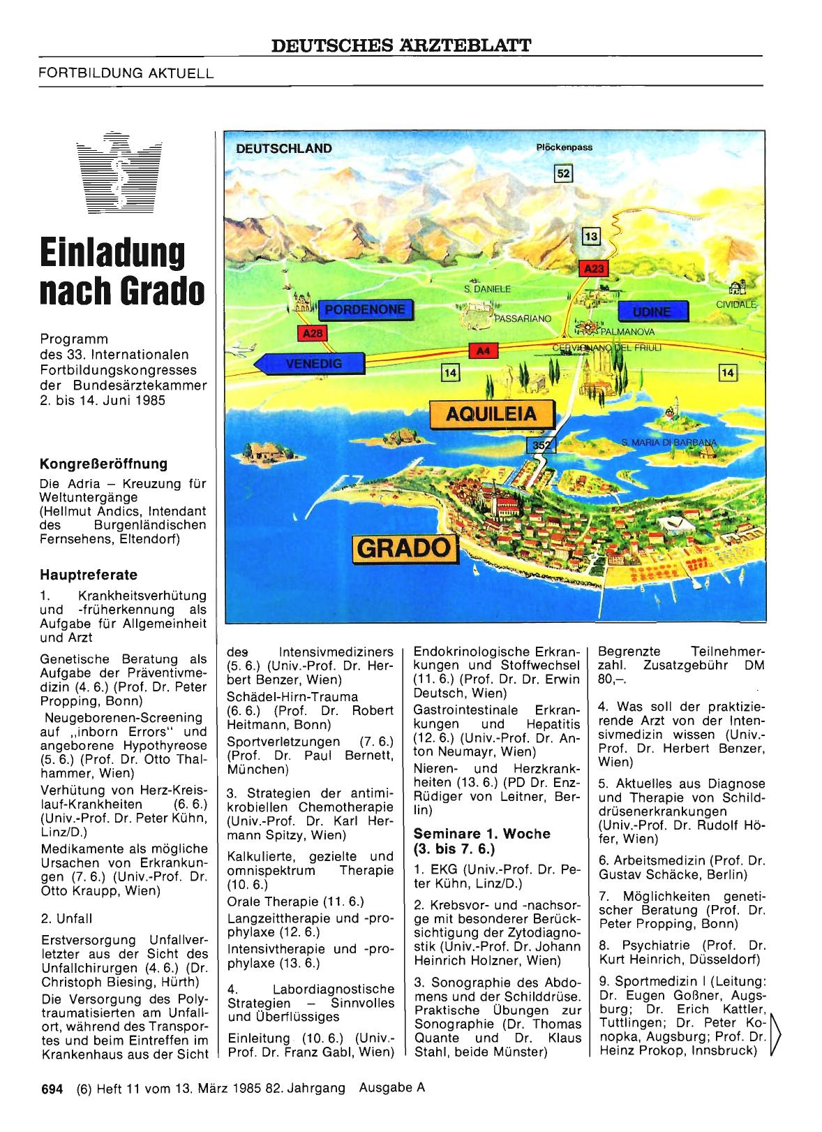 Vorschauseite 1: Einladung nach Grado