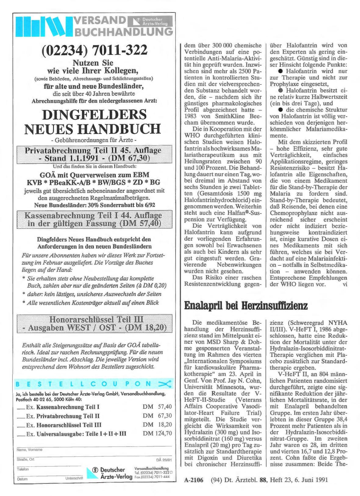 Vorschauseite 1: Enalapril bei Herzinsuffizienz