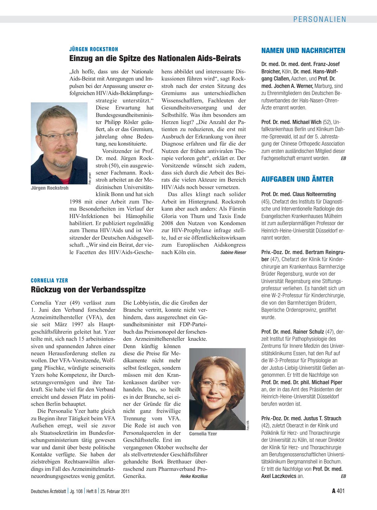 Vorschauseite 1: Aufgaben und Ämter
