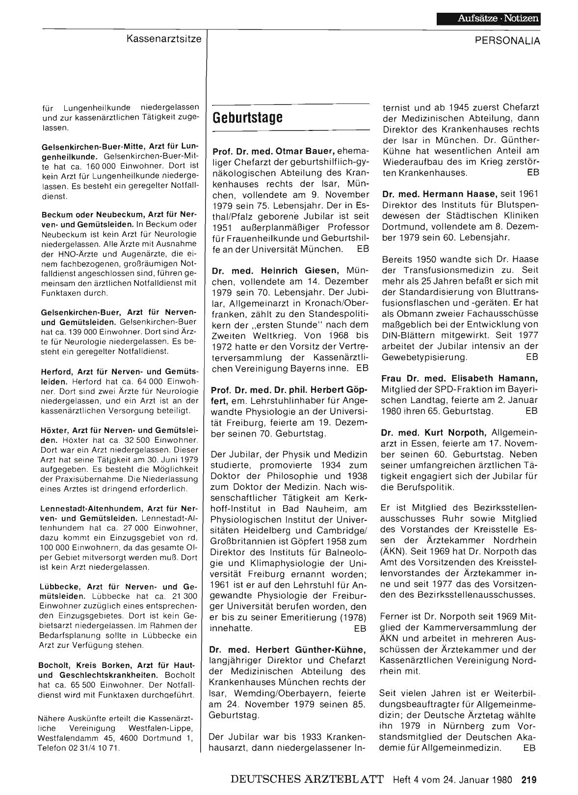 Vorschauseite 1: Geburtstage