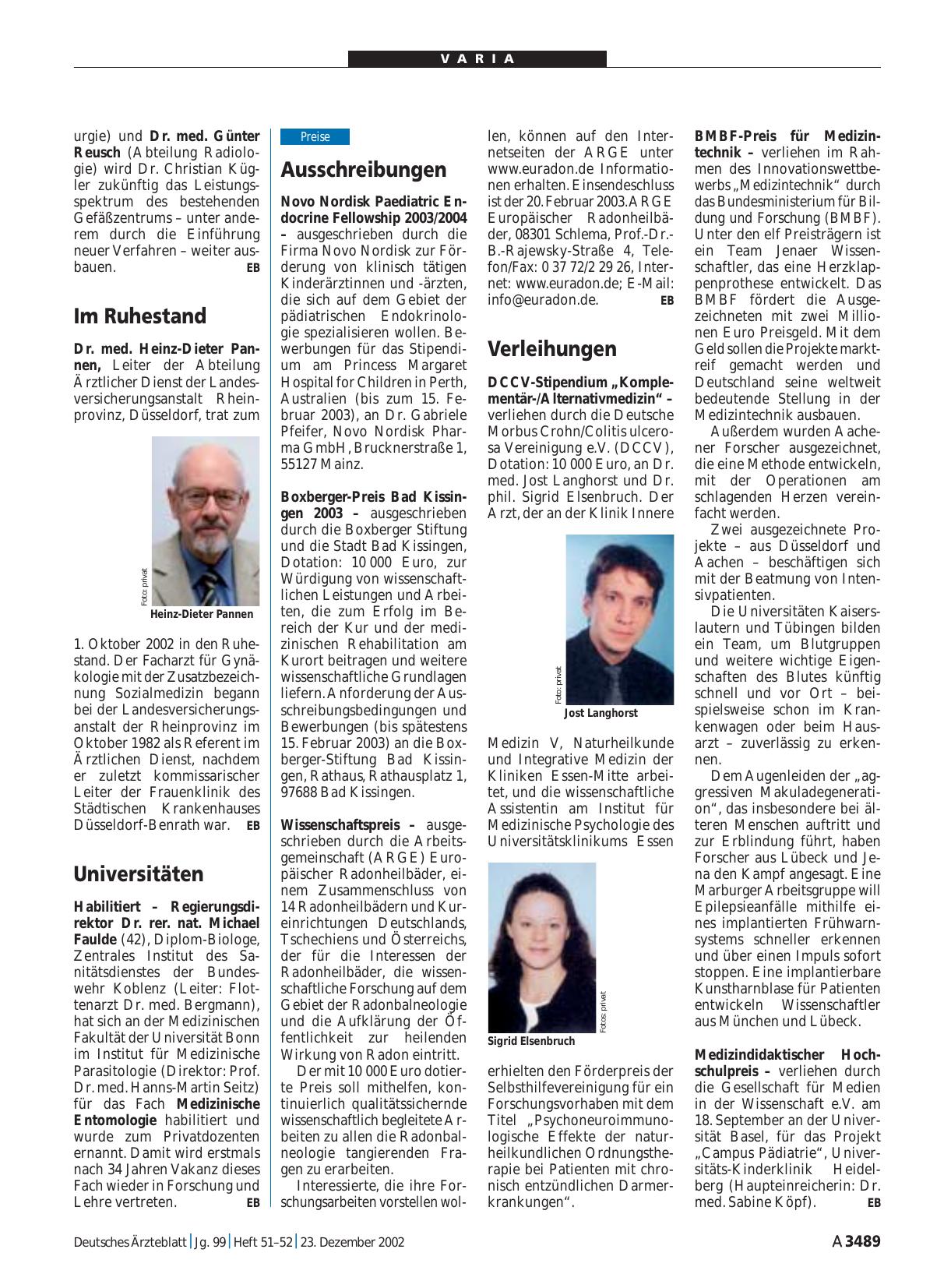 Vorschauseite 1: Im Ruhestand