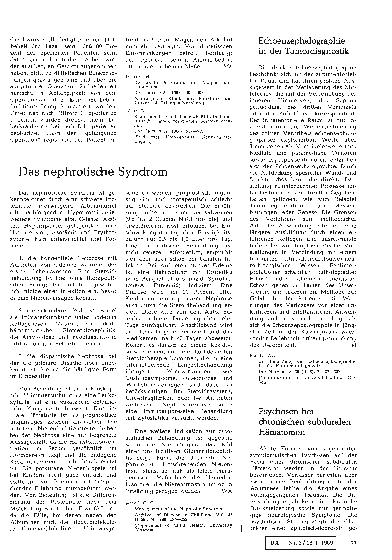 Vorschauseite 1: Echoenzephalographie in der Tumordiagnostik