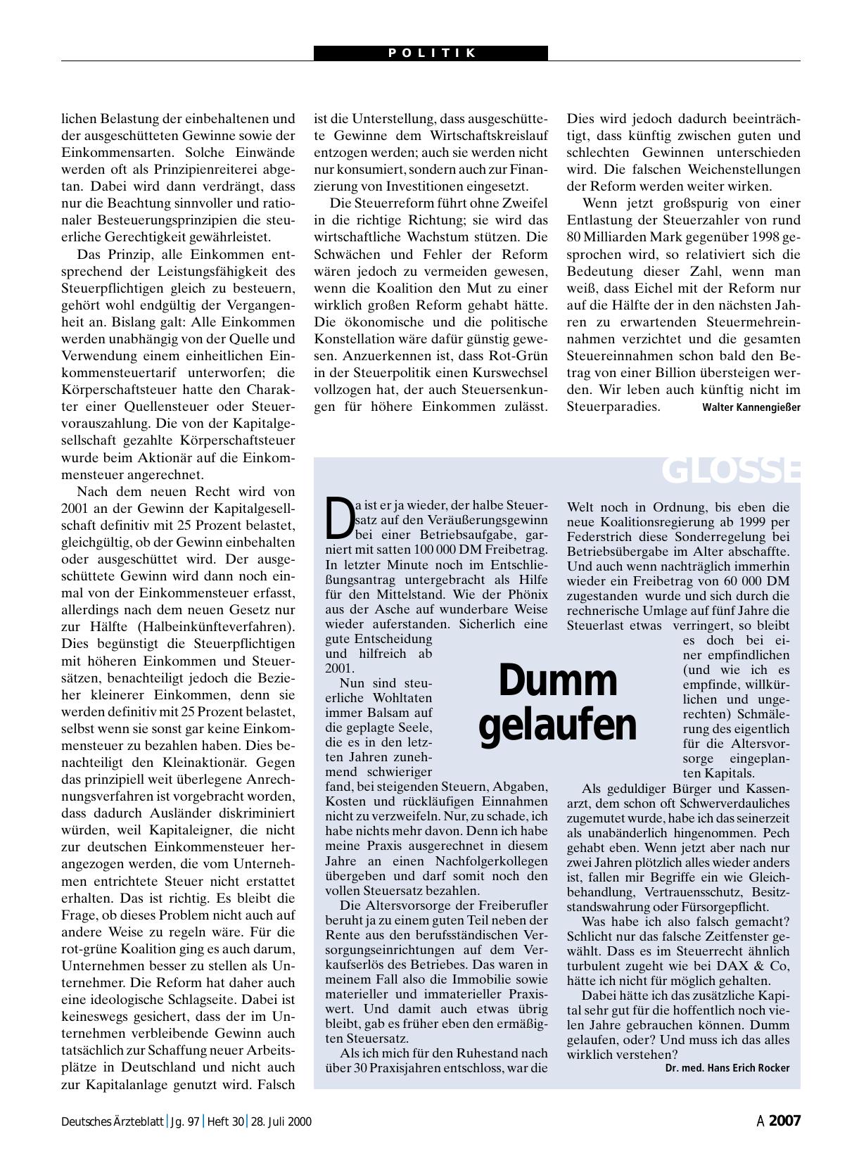 Vorschauseite 1: Dumm gelaufen