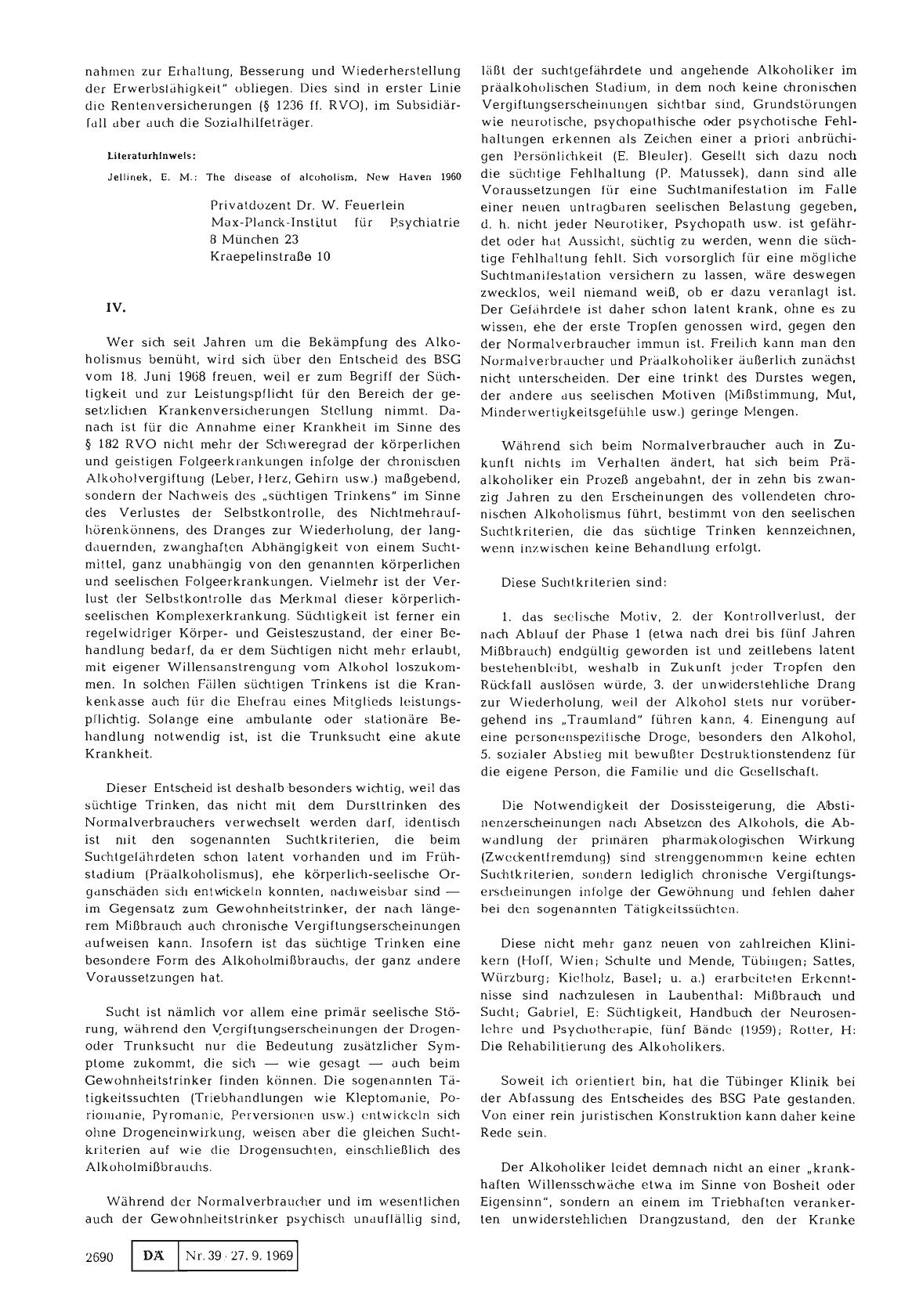 Vorschauseite 1: Trunksucht = Krankheit: IV.