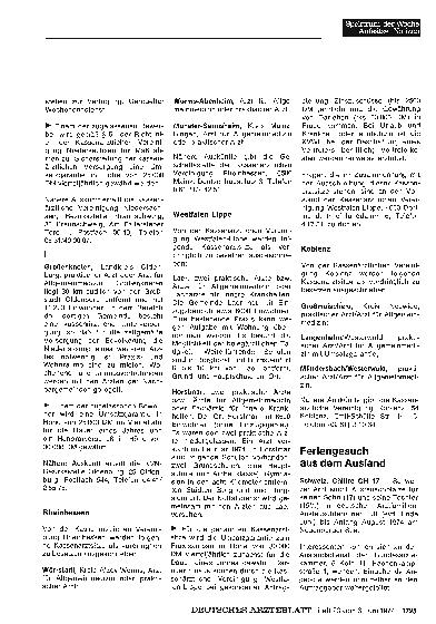 Vorschauseite 1: Feriengesuch aus dem Ausland