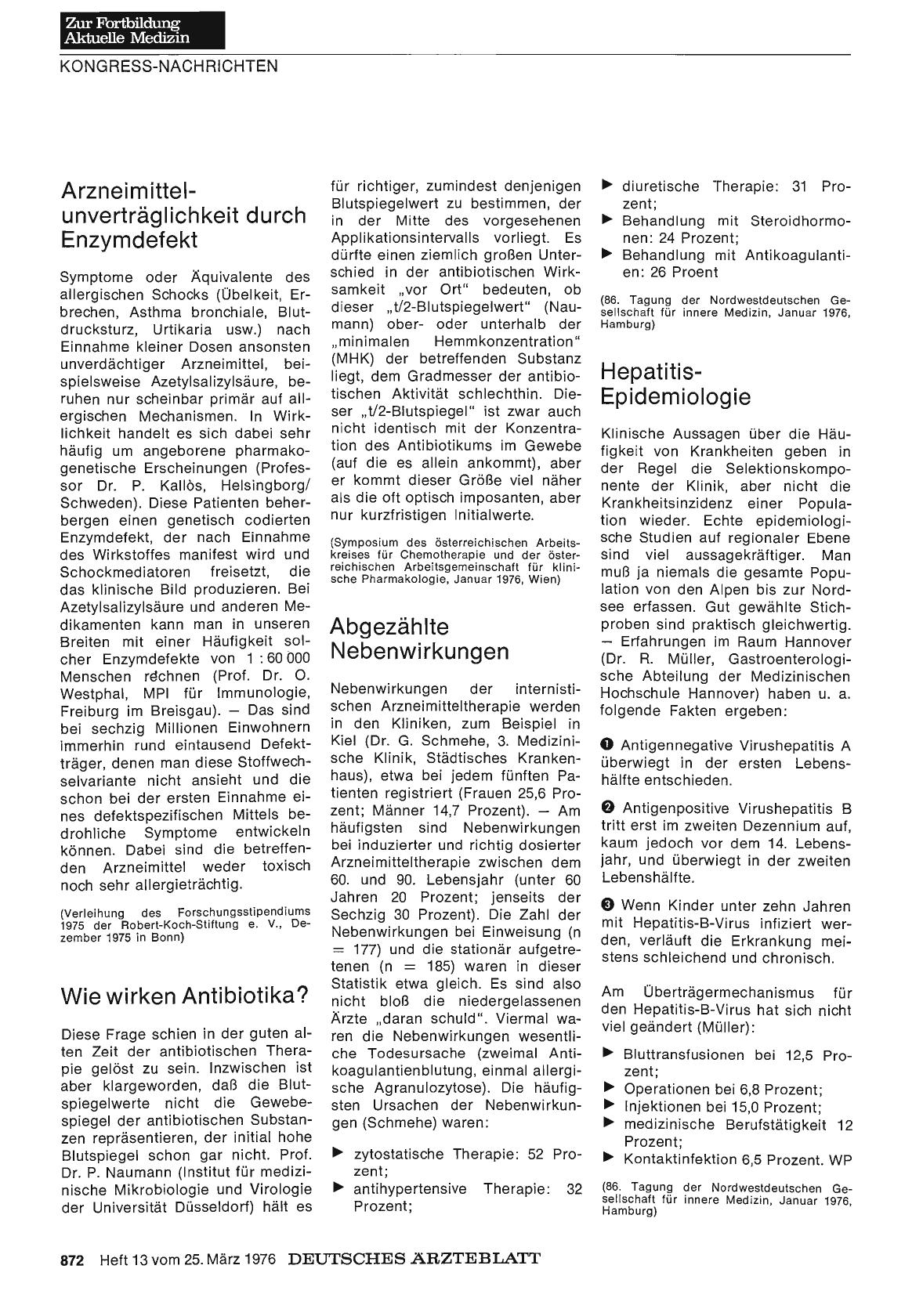 Vorschauseite 1: Abgezählte Nebenwirkungen