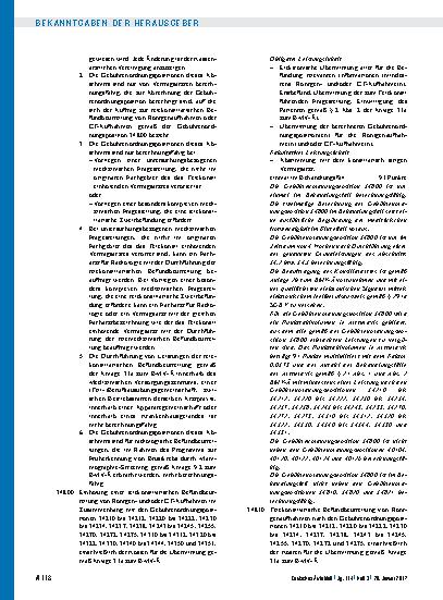 Vorschauseite 2: Beschluss des Bewertungsausschusses nach § 87 Abs. 1 Satz 1 SGB V in seiner 386. Sitzung am 12. Dezember 2016 zur Änderung des Einheitlichen Bewertungsmaßstabes (EBM)