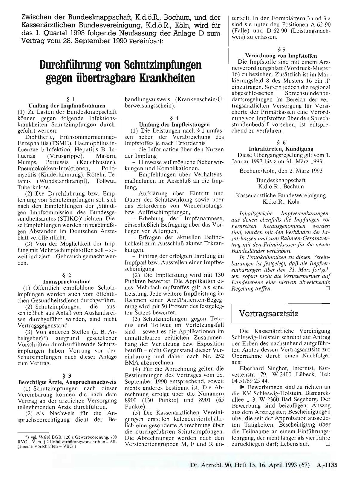 Vorschauseite 1: Vertragsarztsitz