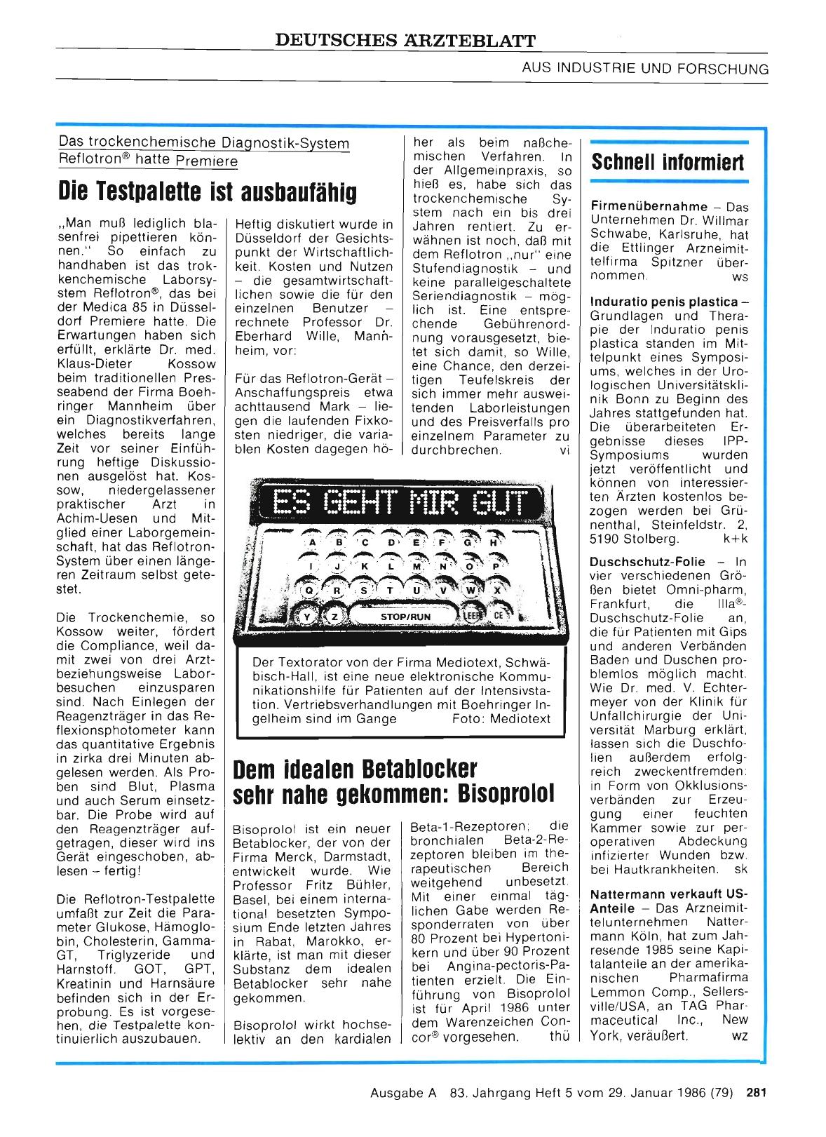 Vorschauseite 1: Schnell informiert