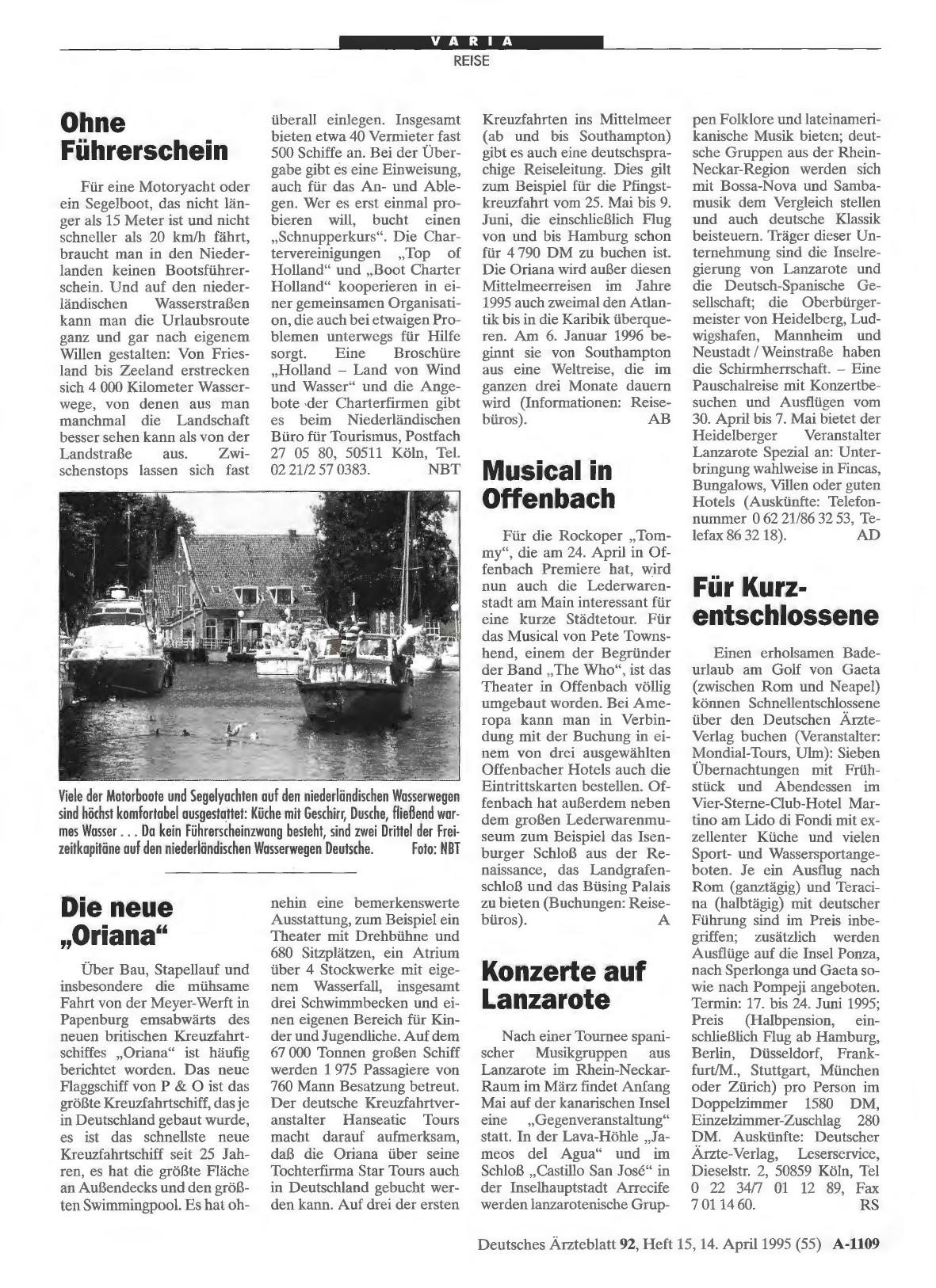 Vorschauseite 1: Konzerte auf Lanzarote