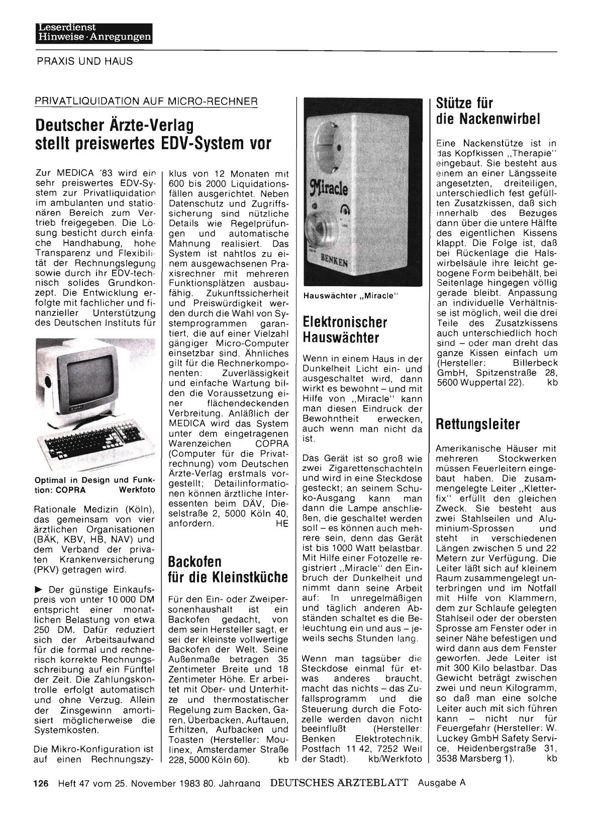 Vorschauseite 1: Rettungsleiter