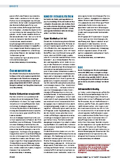 Vorschauseite 1: Ökonomisierung: Breite Diskussion erwünscht