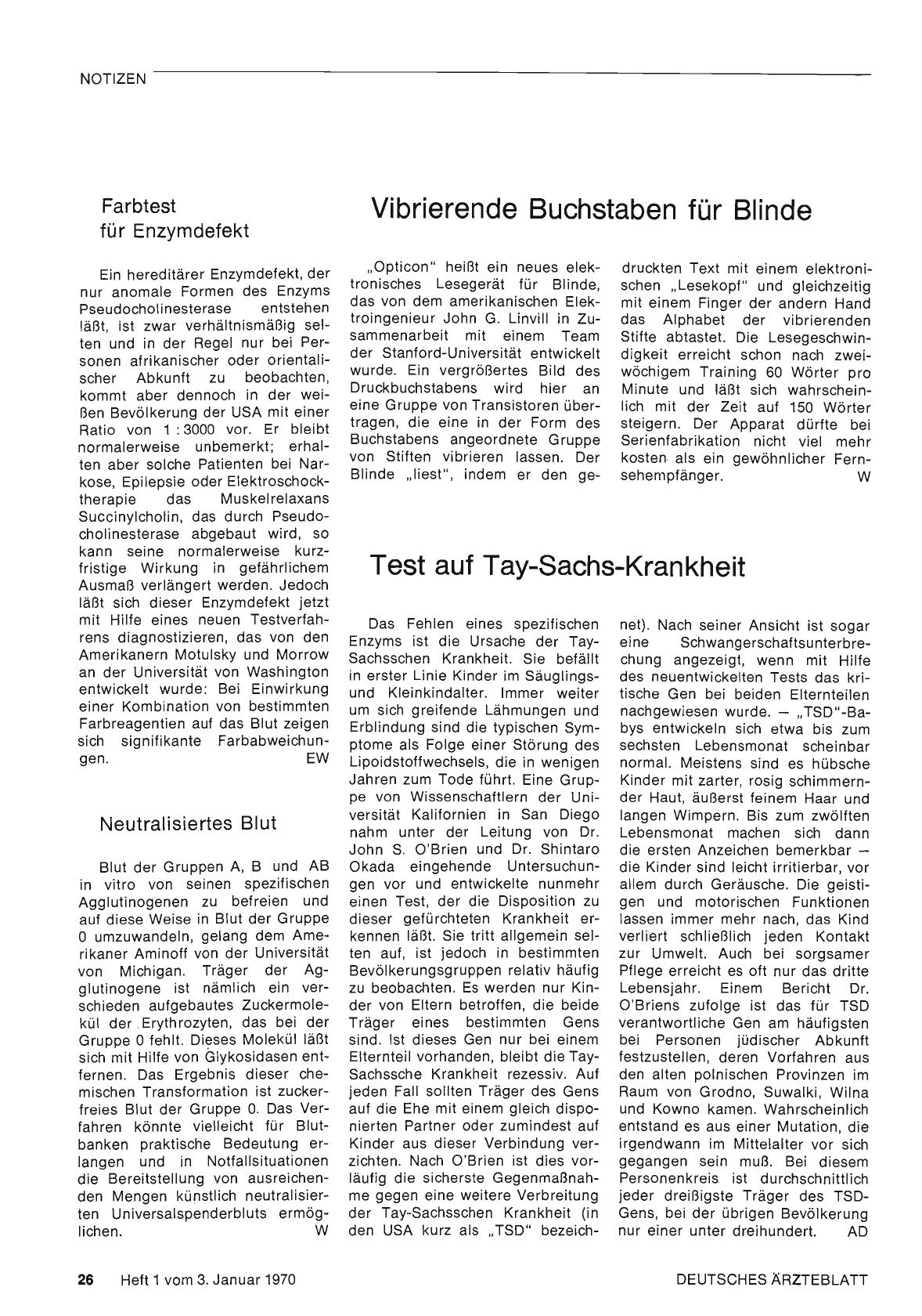 Vorschauseite 1: Farbtest für Enzymdefekt