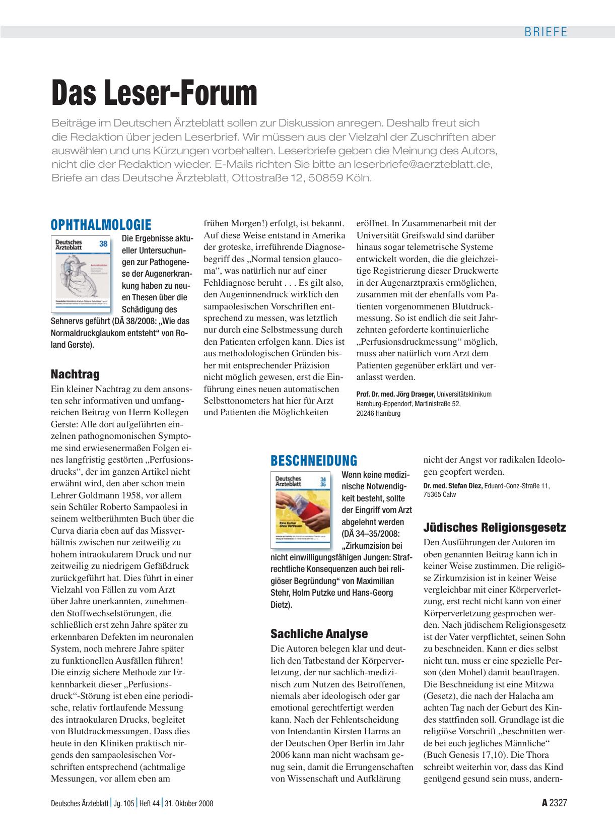Vorschauseite 1: Beschneidung: Jüdisches Religionsgesetz