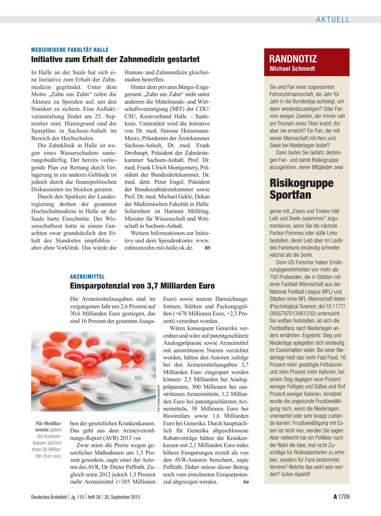 Vorschauseite 1: Randnotiz: Risikogruppe Sportfan