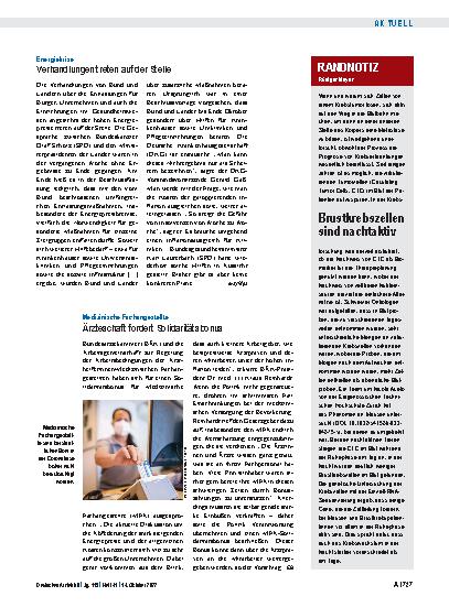 Vorschauseite 1: Randnotiz: Brustkrebszellen sind nachtaktiv