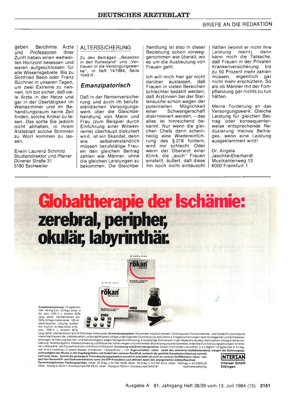 Vorschauseite 1: ALTERSSICHERUNG: Emanzipatorisch