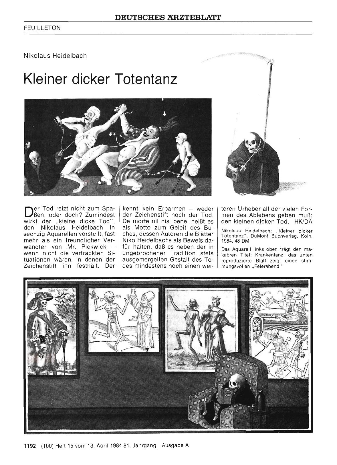 Vorschauseite 1: Kleiner dicker Totentanz