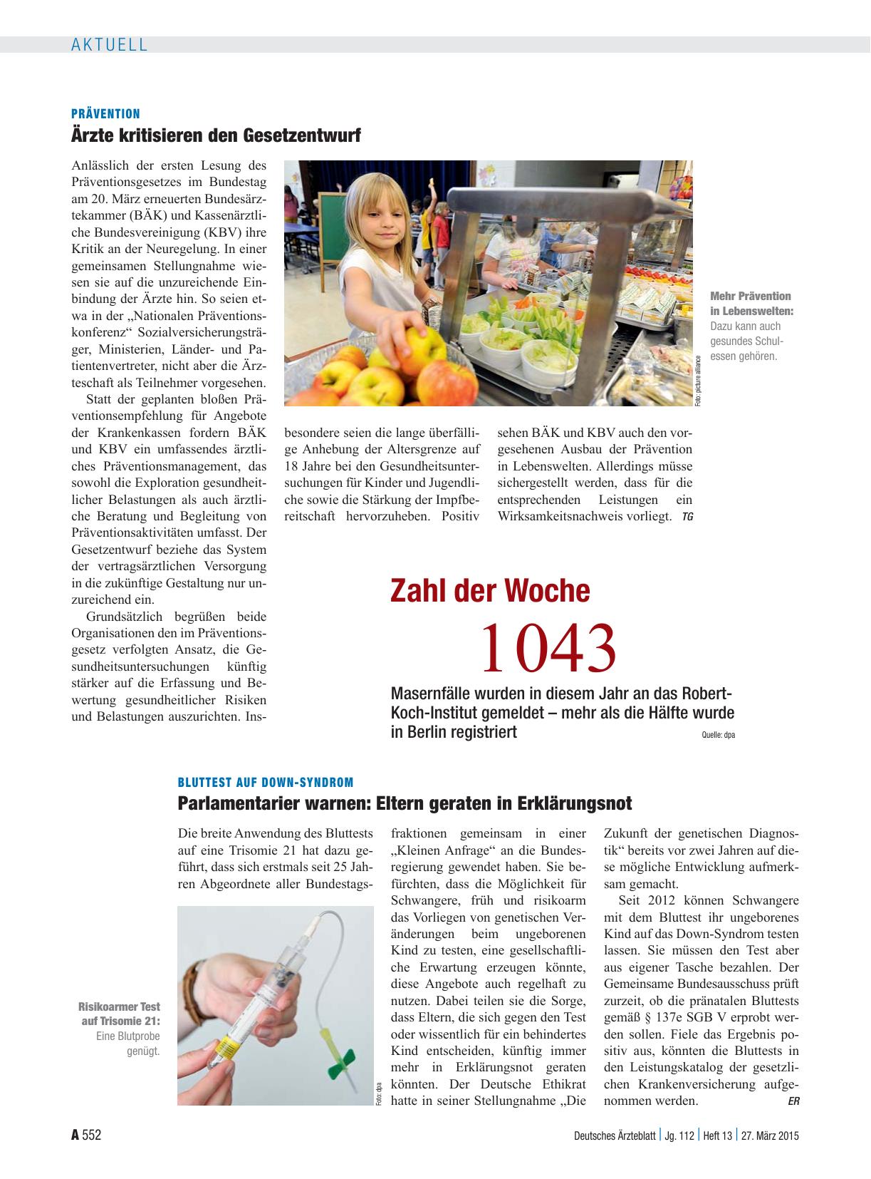 Vorschauseite 1: Zahl der Woche 1 043