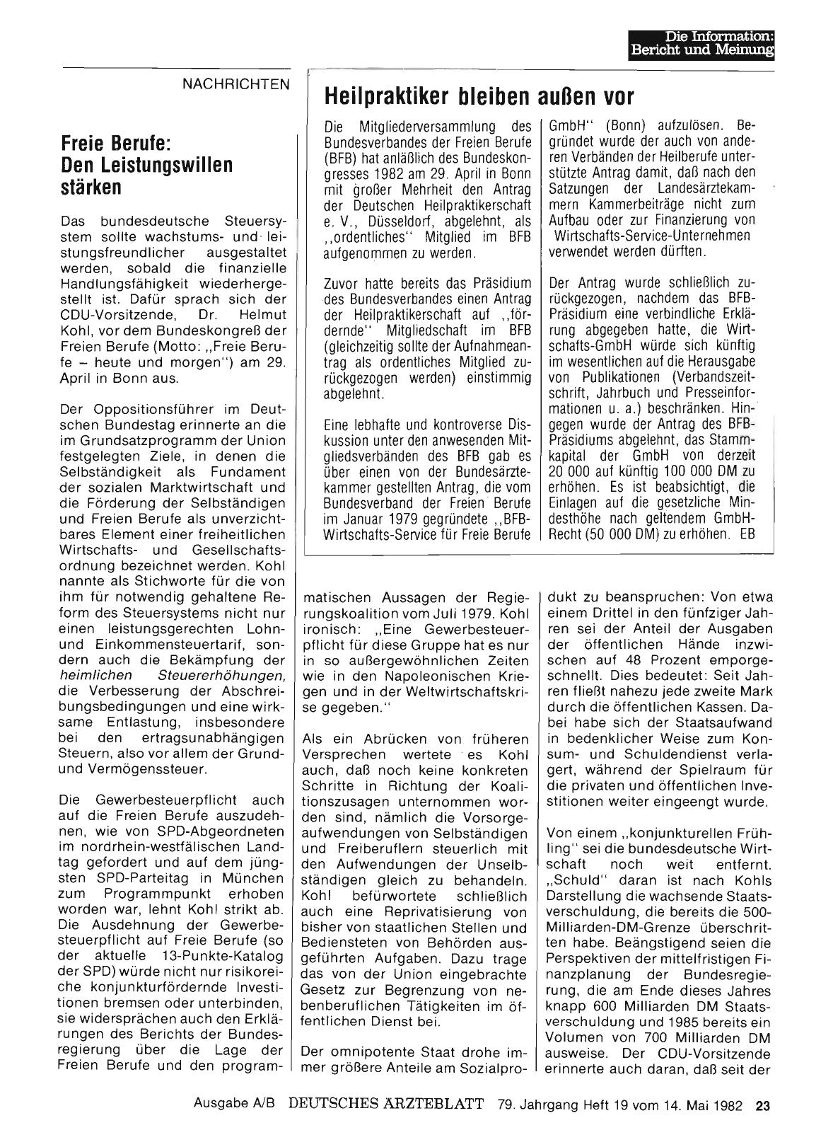 Vorschauseite 1: Heilpraktiker bleiben außen vor