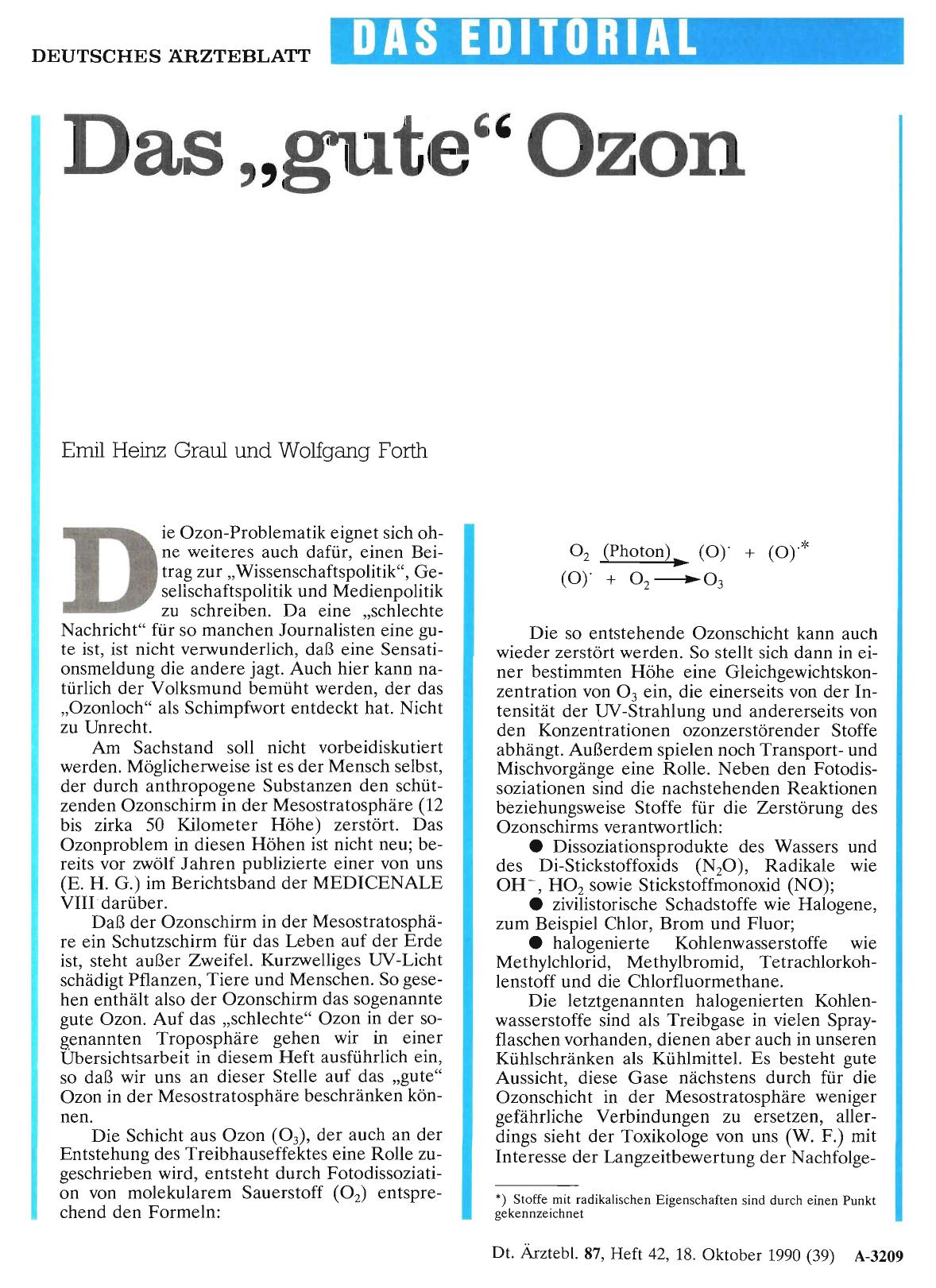 Vorschauseite 1: Das „gute“ Ozon