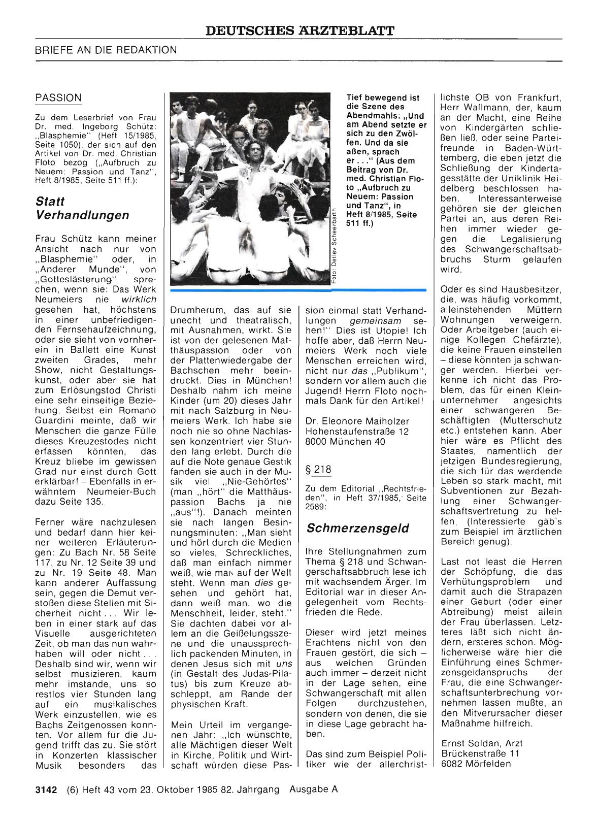 Vorschauseite 1: § 218: Schmerzensgeld