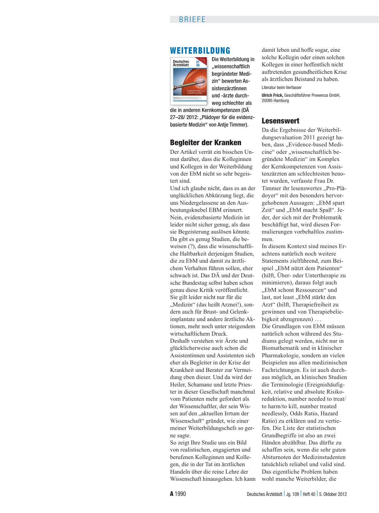 Vorschauseite 1: Weiterbildung: Lesenswert