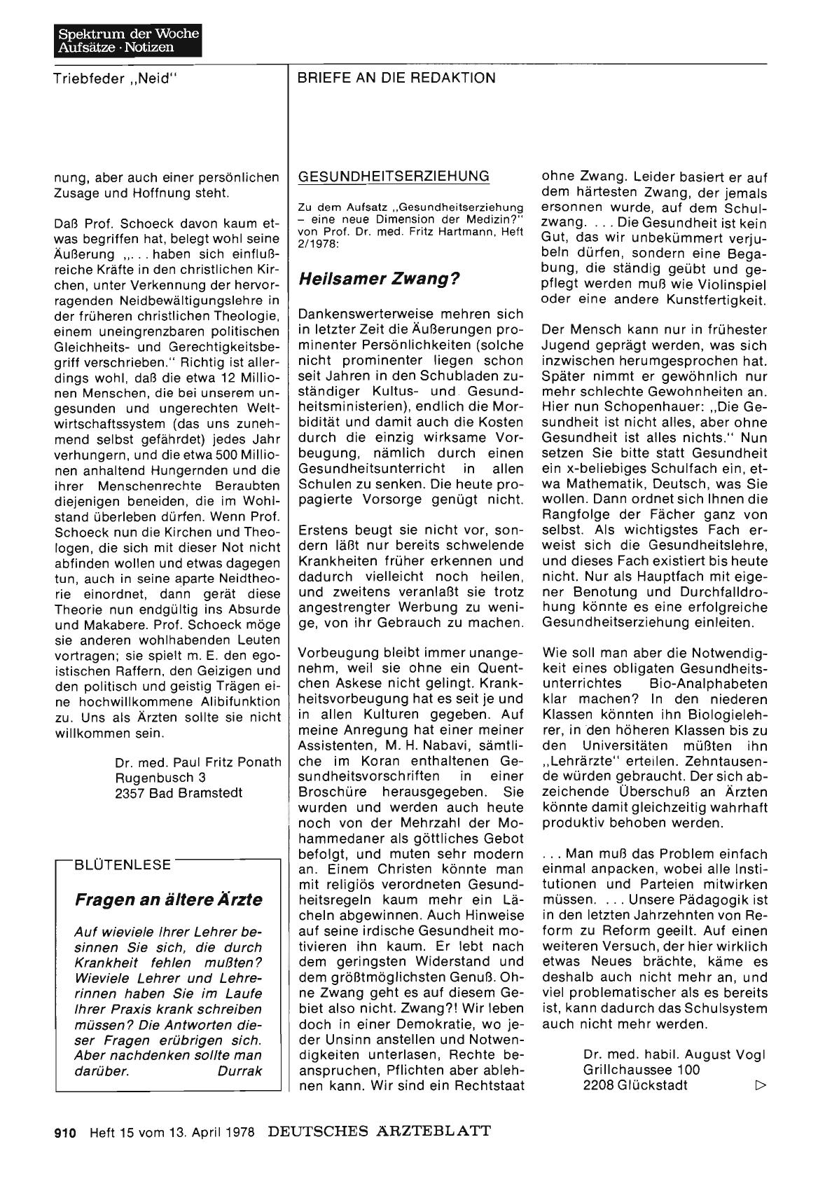 Vorschauseite 1: GESUNDHEITSERZIEHUNG: Heilsamer Zwang?