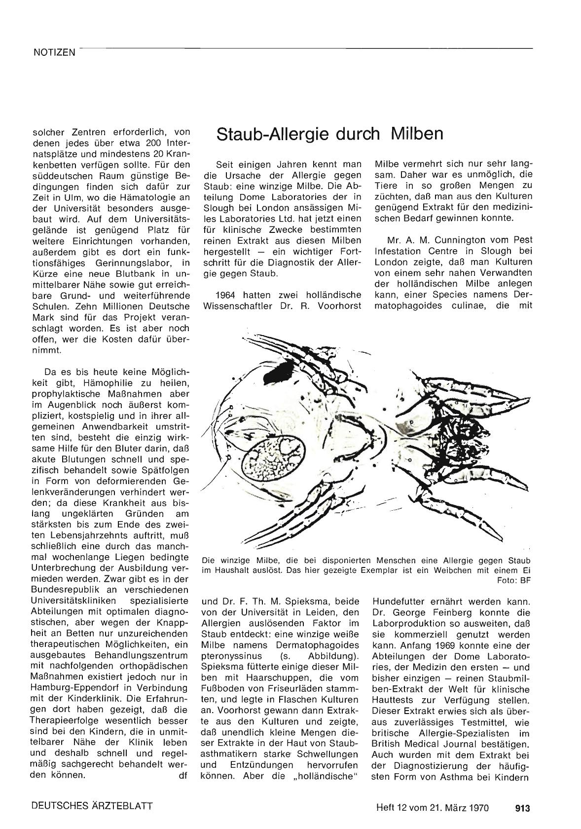 Vorschauseite 1: Staub-Allergie durch Milben