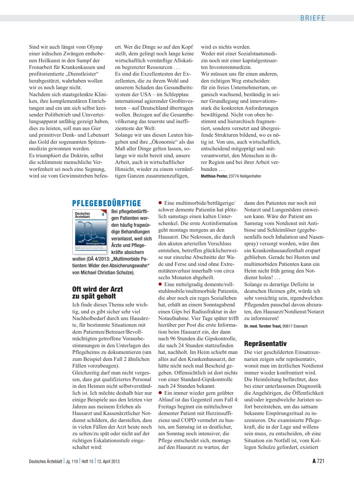 Vorschauseite 1: Pflegebedürftige: Repräsentativ