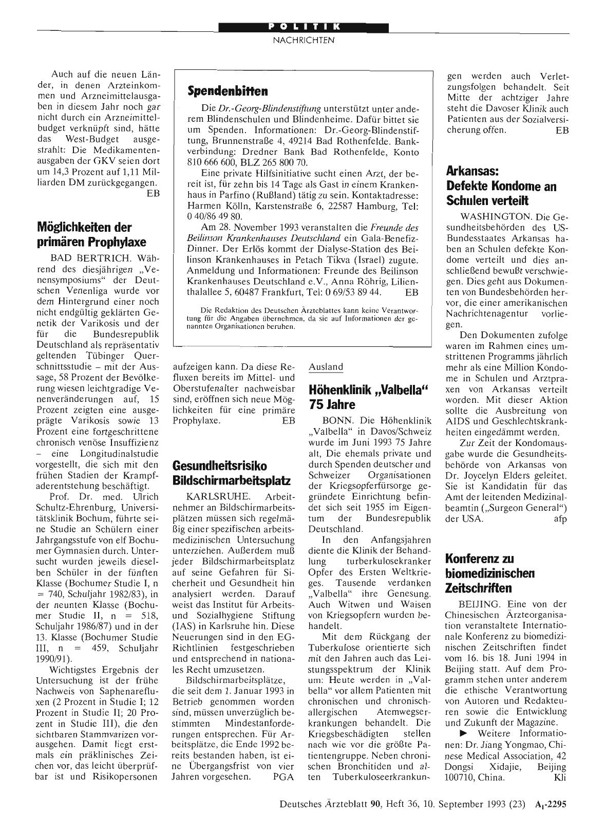 Vorschauseite 1: Gesundheitsrisiko Bildschirmarbeitsplatz