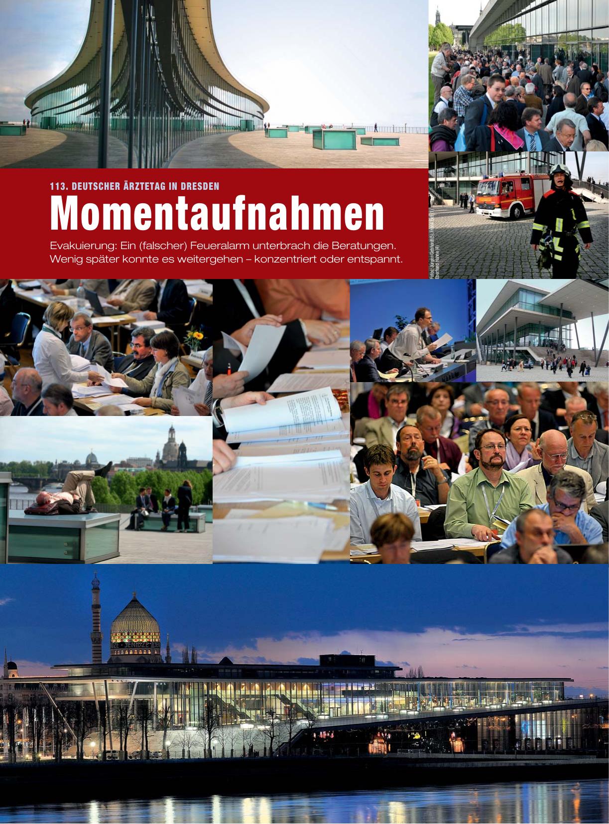 Vorschauseite 1: 113. Deutscher Ärztetag in Dresden: Momentaufnahmen