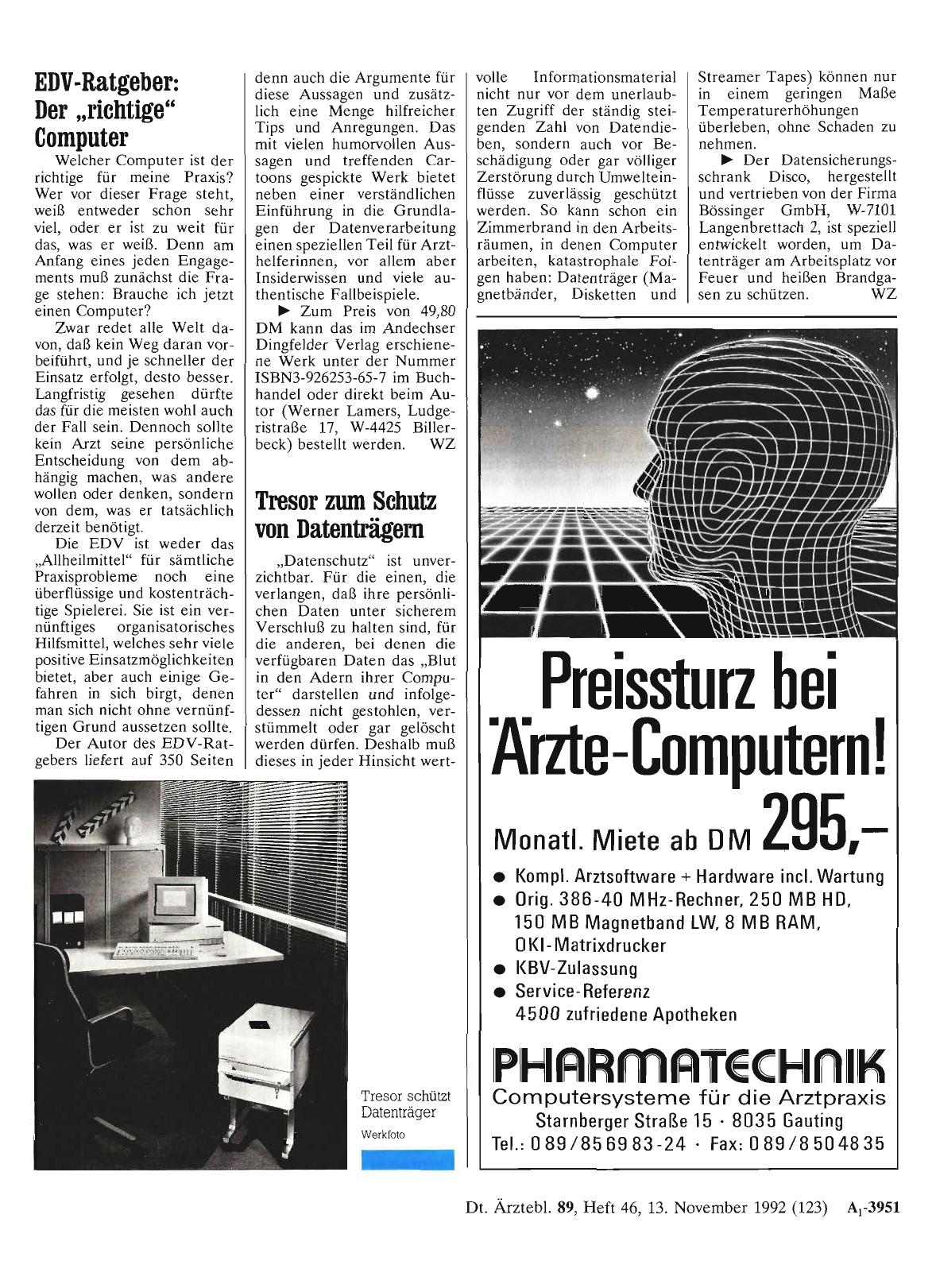 Vorschauseite 1: EDV-Ratgeber: Der „richtige“ Computer